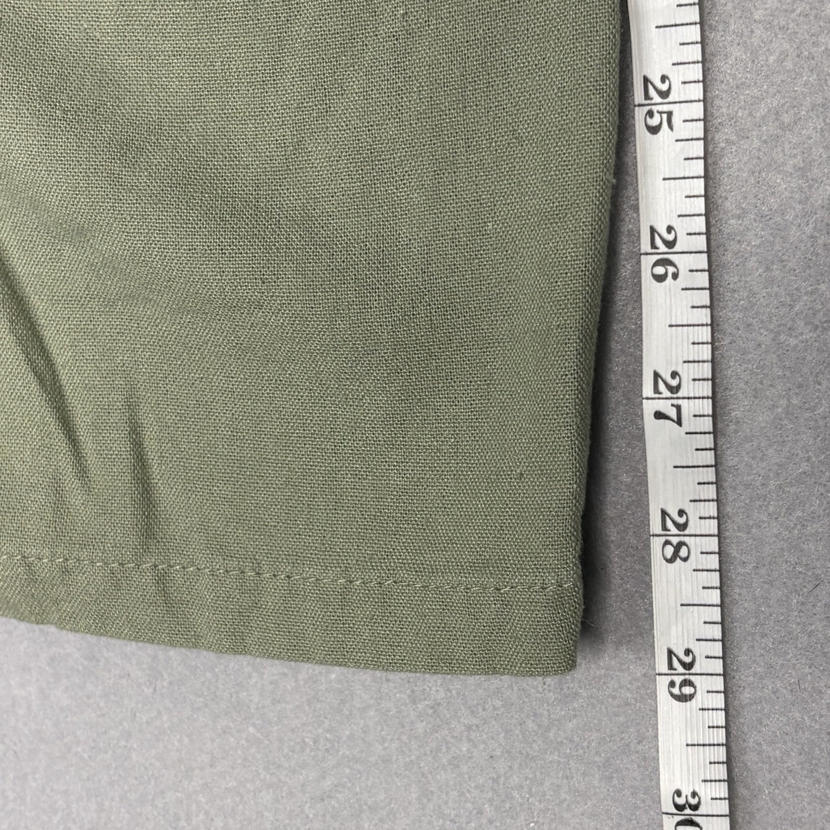 Love Tree Women's Light Olive Green Wide Leg Linen Blend
