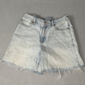 American Eagle Light Wash Denim Shorts Size 8