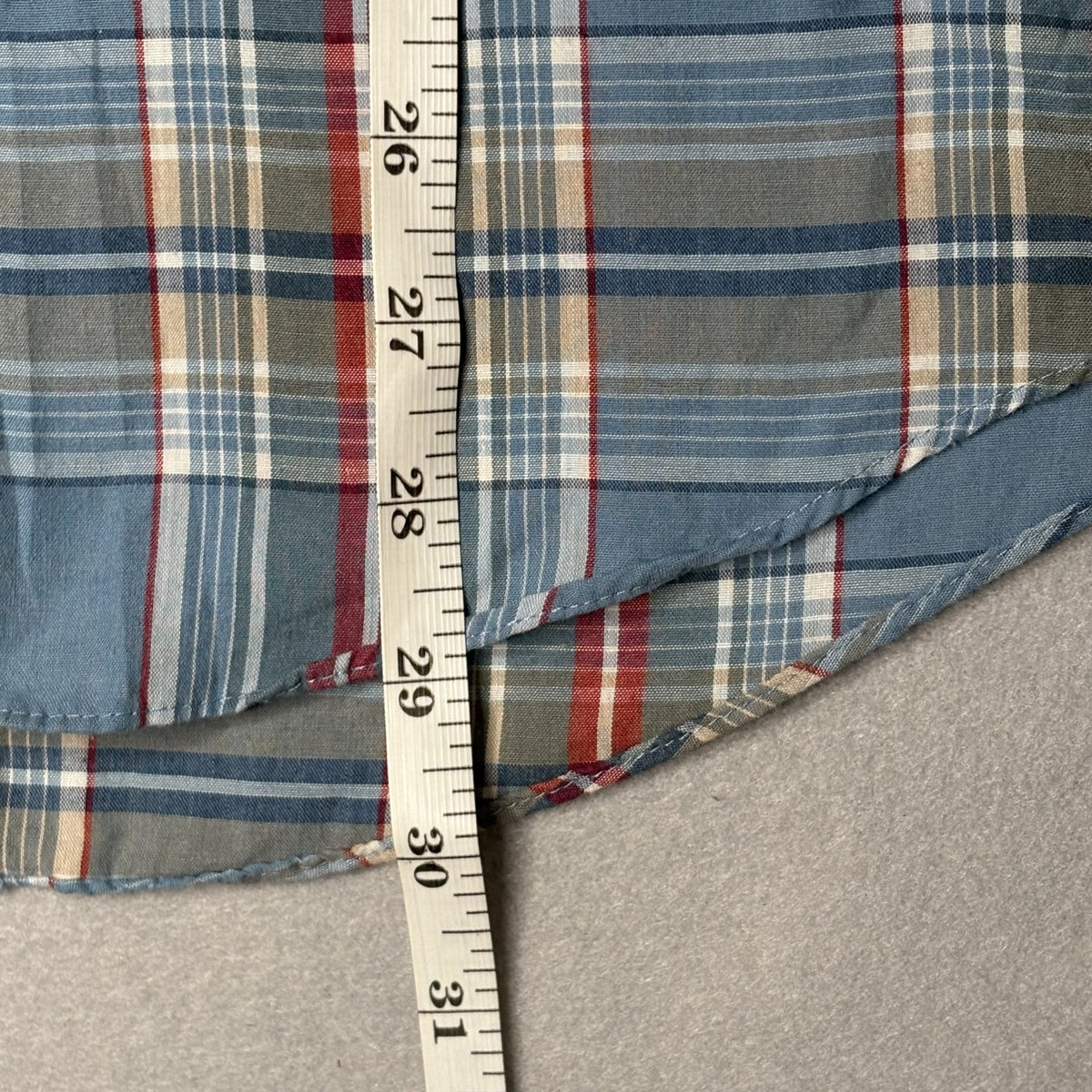 Vintage 90s Lee Mens Plaid Short Sleeve Button-Up Shirt M