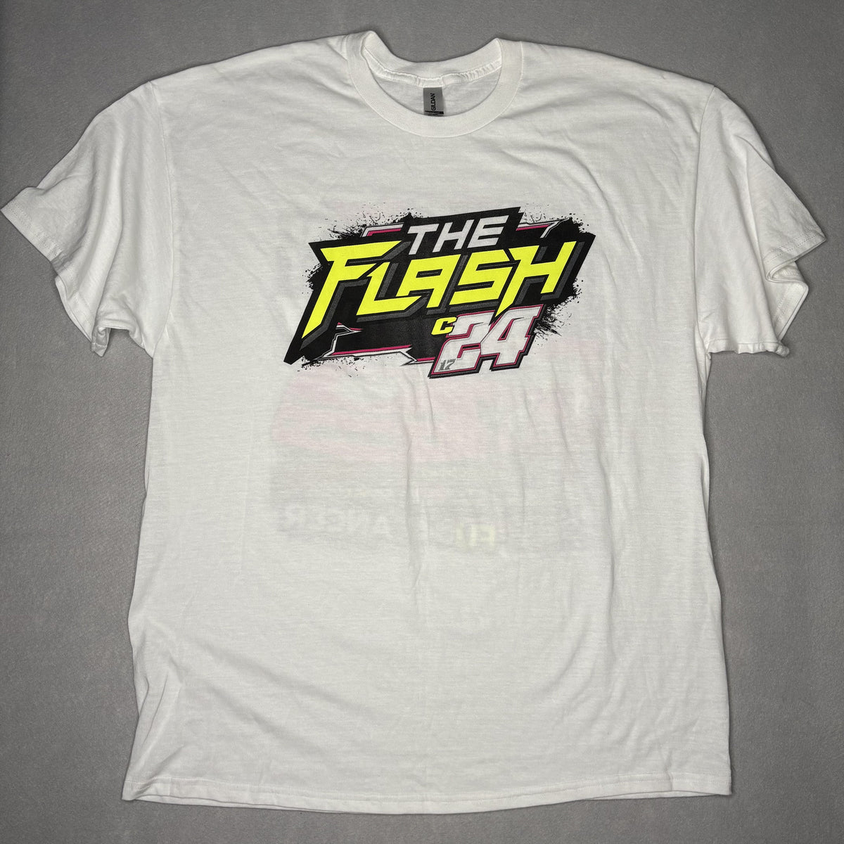 The Flash Jimmy Robinson Dirt Late Model Racing Shirt XL
