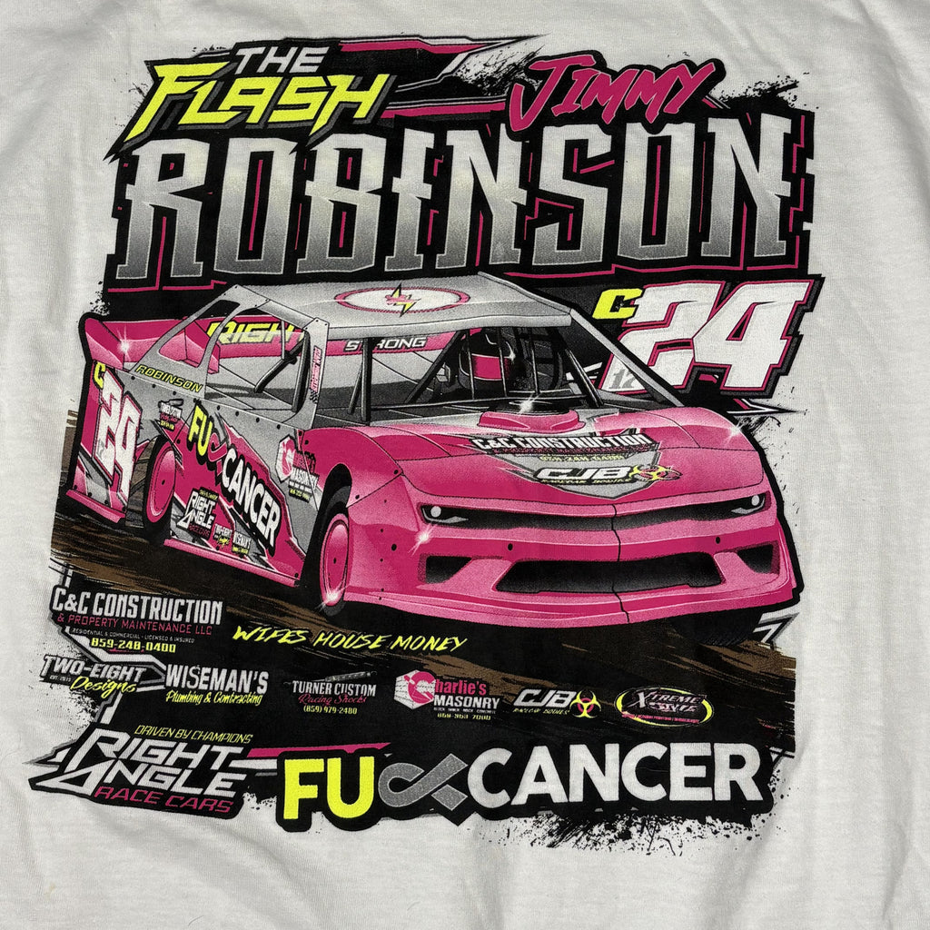 The Flash Jimmy Robinson Dirt Late Model Racing Shirt XL
