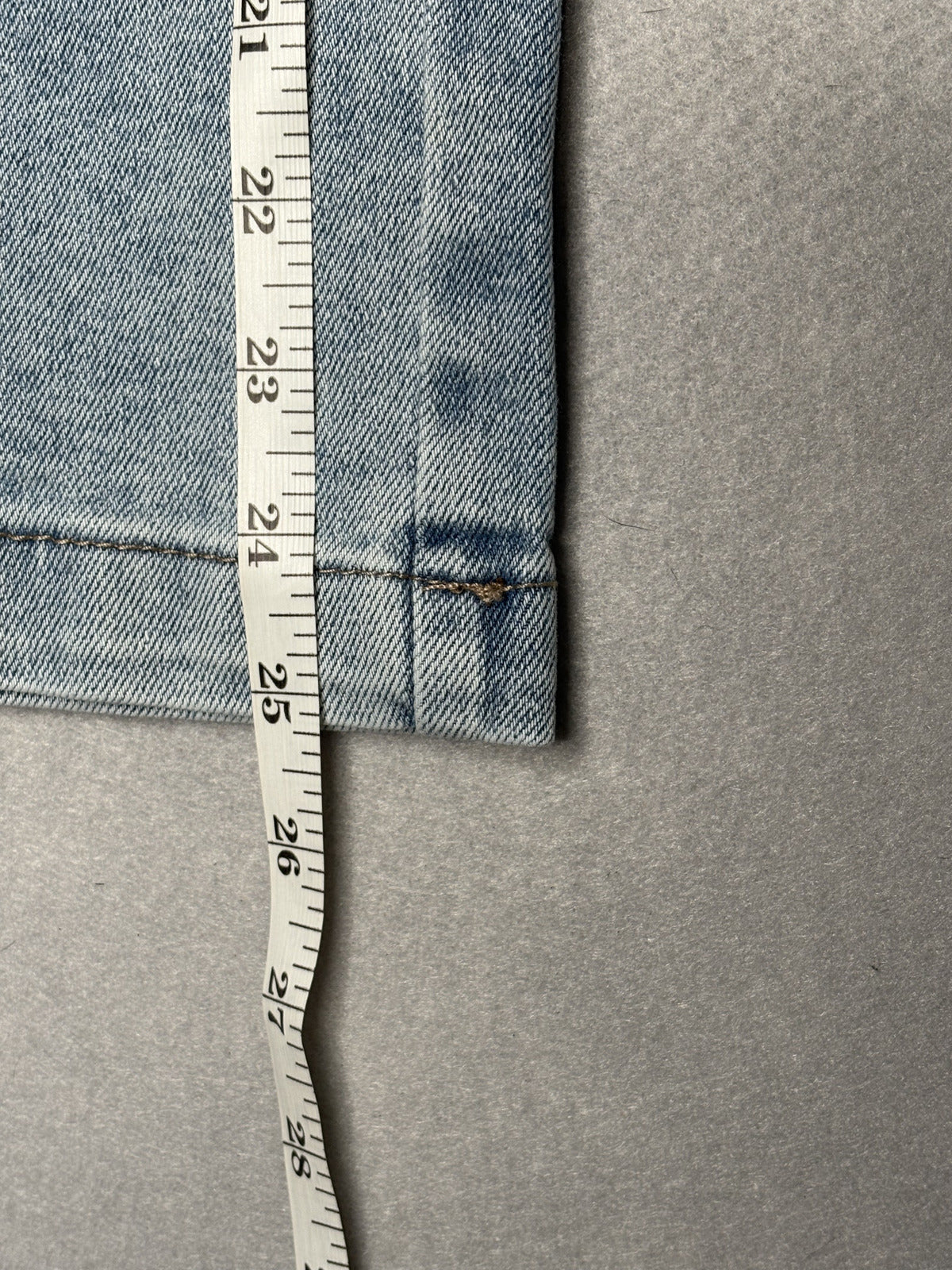 Forever 21 Kids Light Wash Denim Cargo Pants Size 11/12