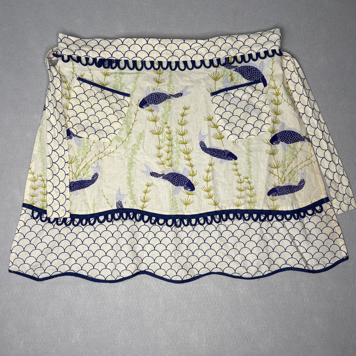 Now Designs Fish Cottagecore Apron- Coastal Grandma