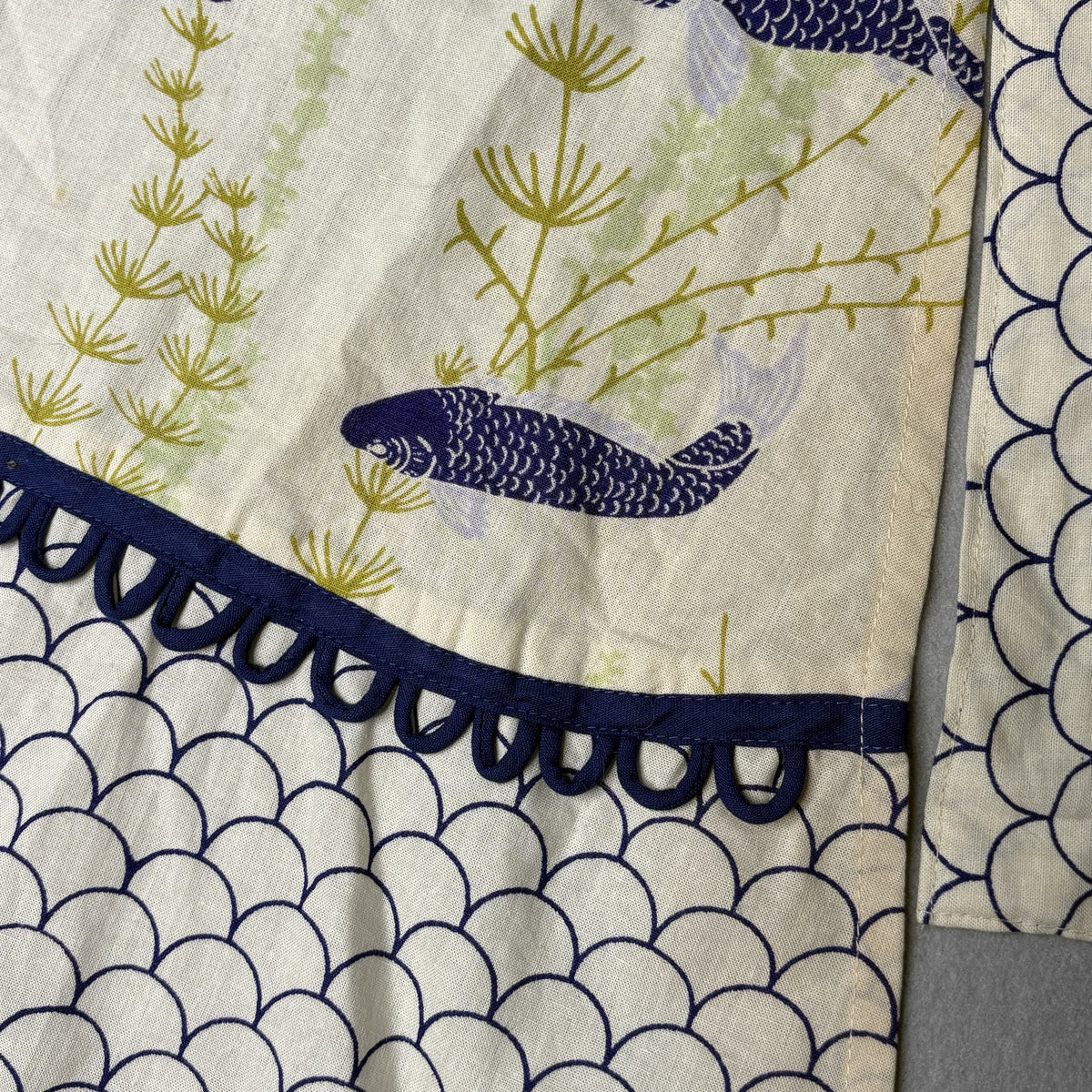 Now Designs Fish Cottagecore Apron- Coastal Grandma