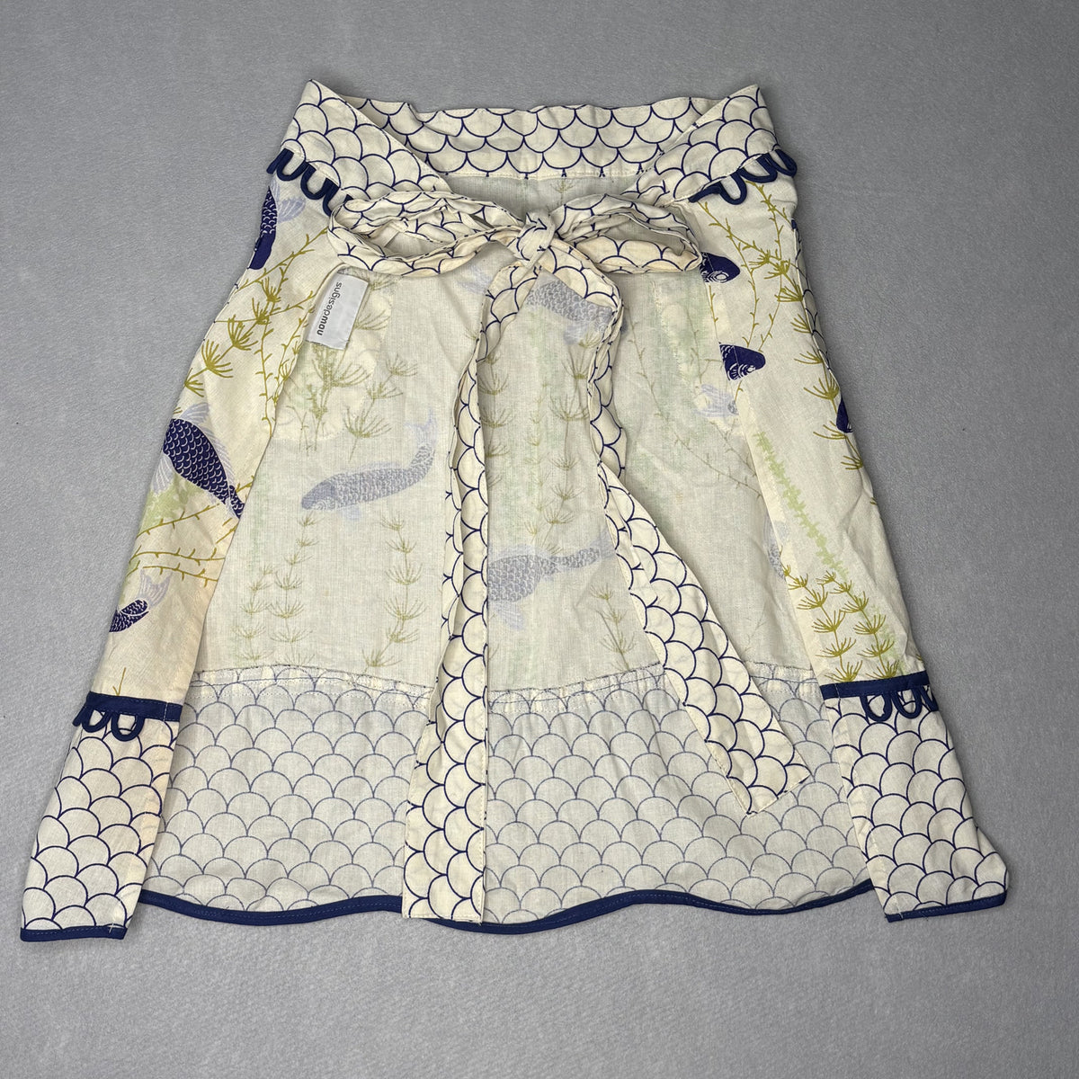 Now Designs Fish Cottagecore Apron- Coastal Grandma
