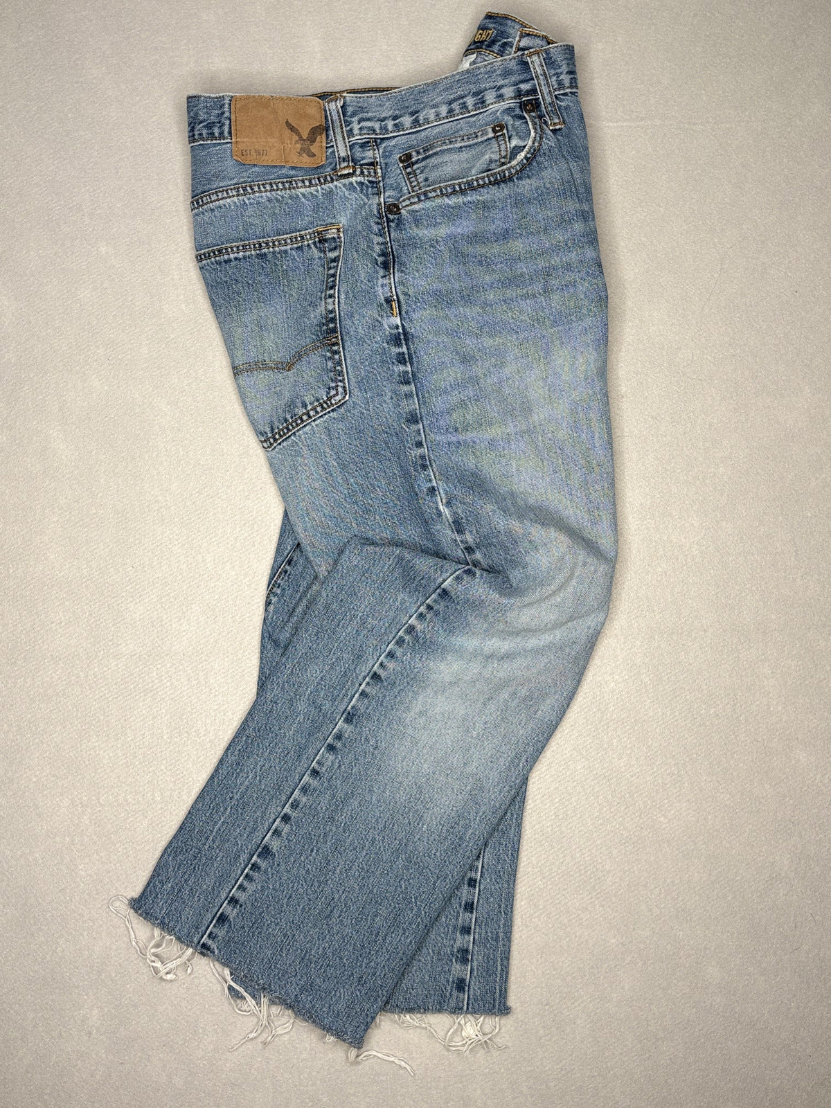 AEO Relaxed Straight Cut-Off Jorts Size 36