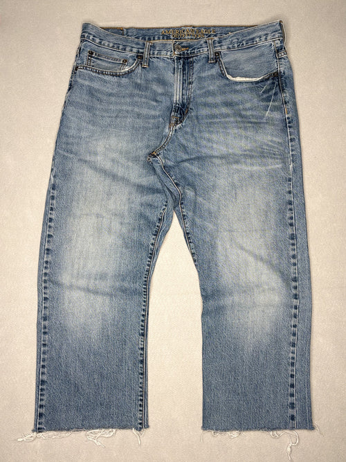 AEO Relaxed Straight Cut-Off Jorts Size 36