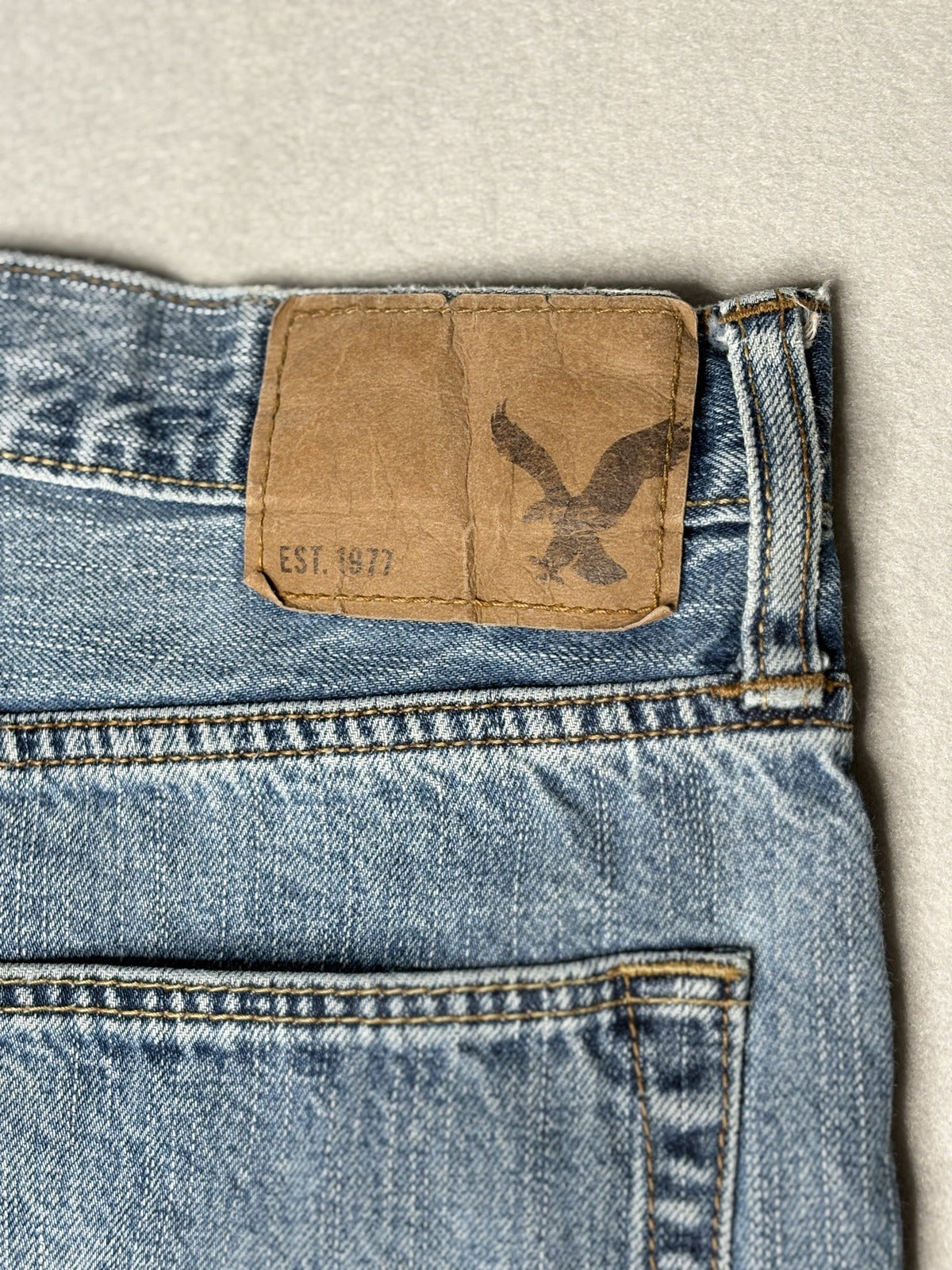 AEO Relaxed Straight Cut-Off Jorts Size 36