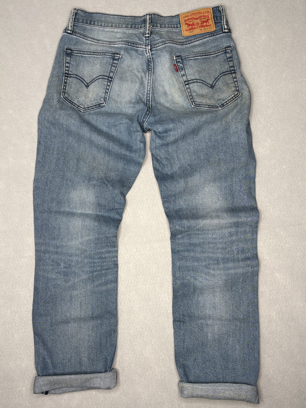 Levi's 514 Light Wash Denim Jeans, Waist 30, Length 30
