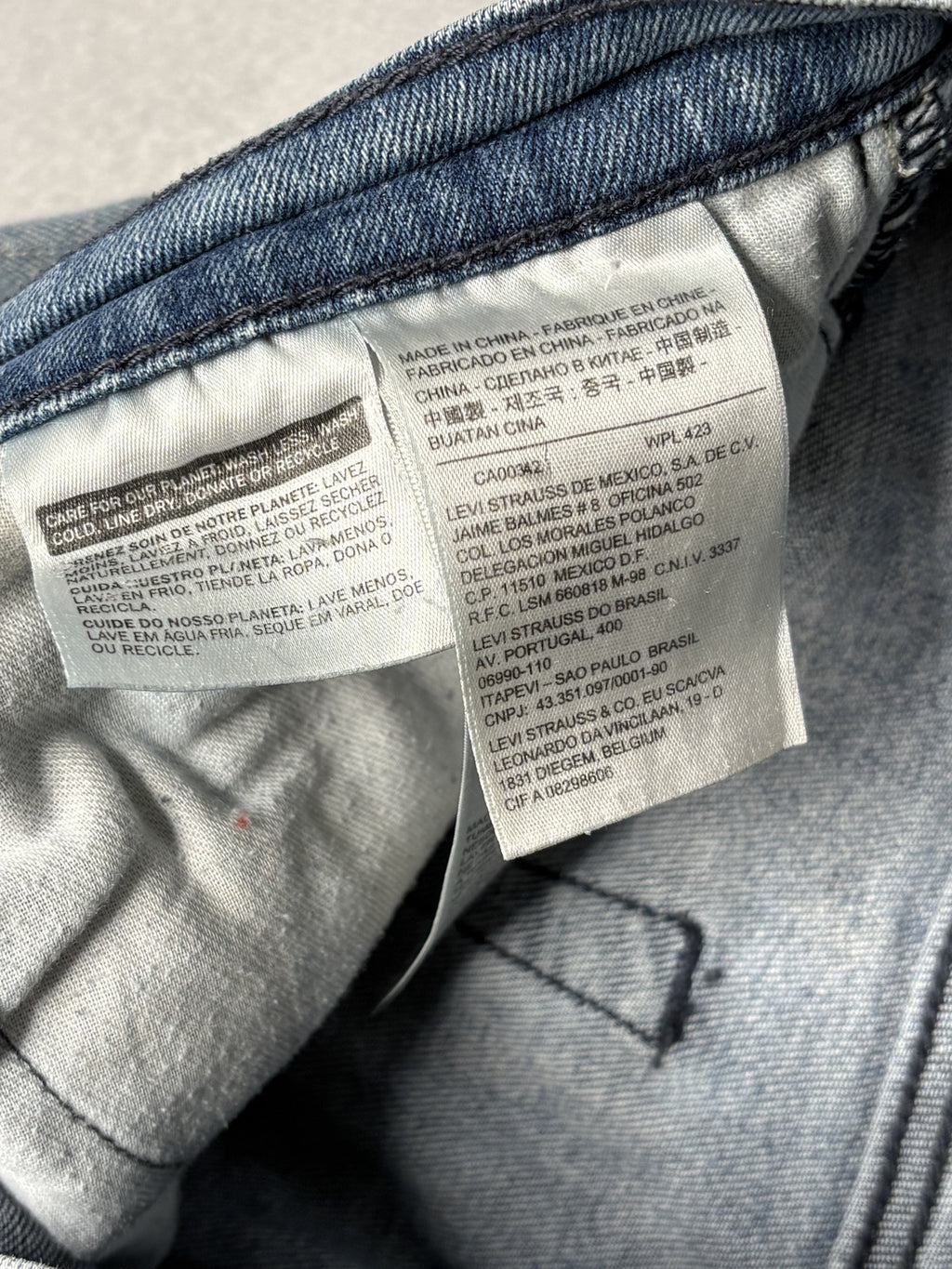 Levi's 514 Light Wash Denim Jeans, Waist 30, Length 30