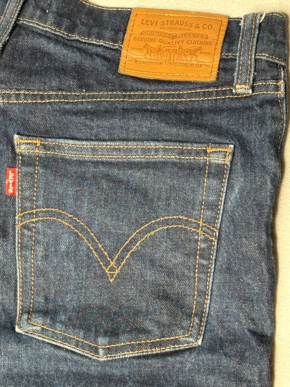 Levi's Premium Ribcage Straight Leg Jeans Size 30