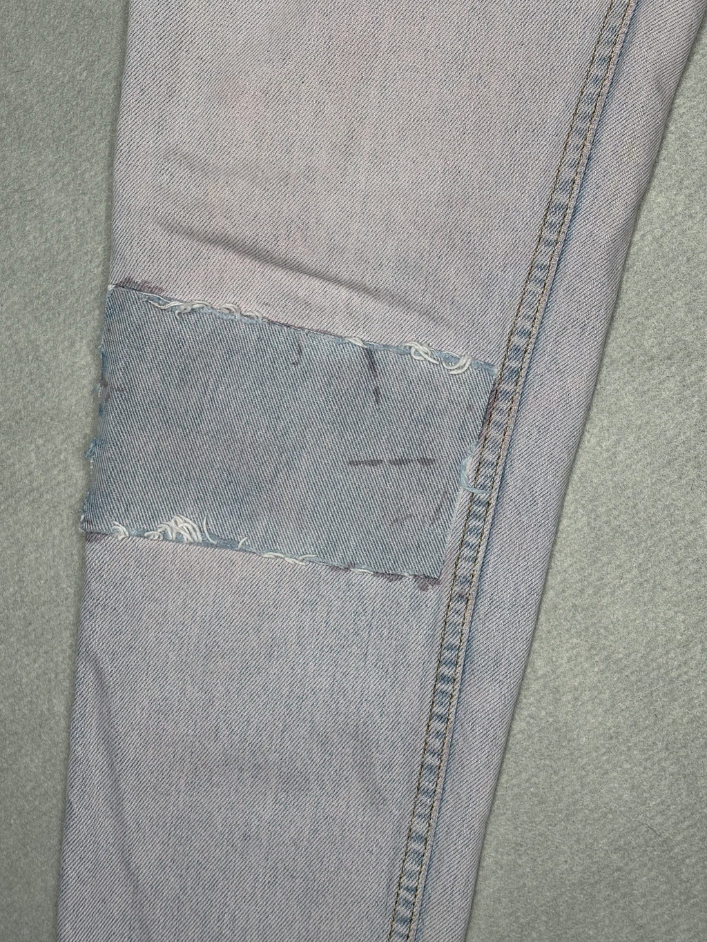 Vintage Levi's 550 USA Made Jeans Patched Pink Wash
