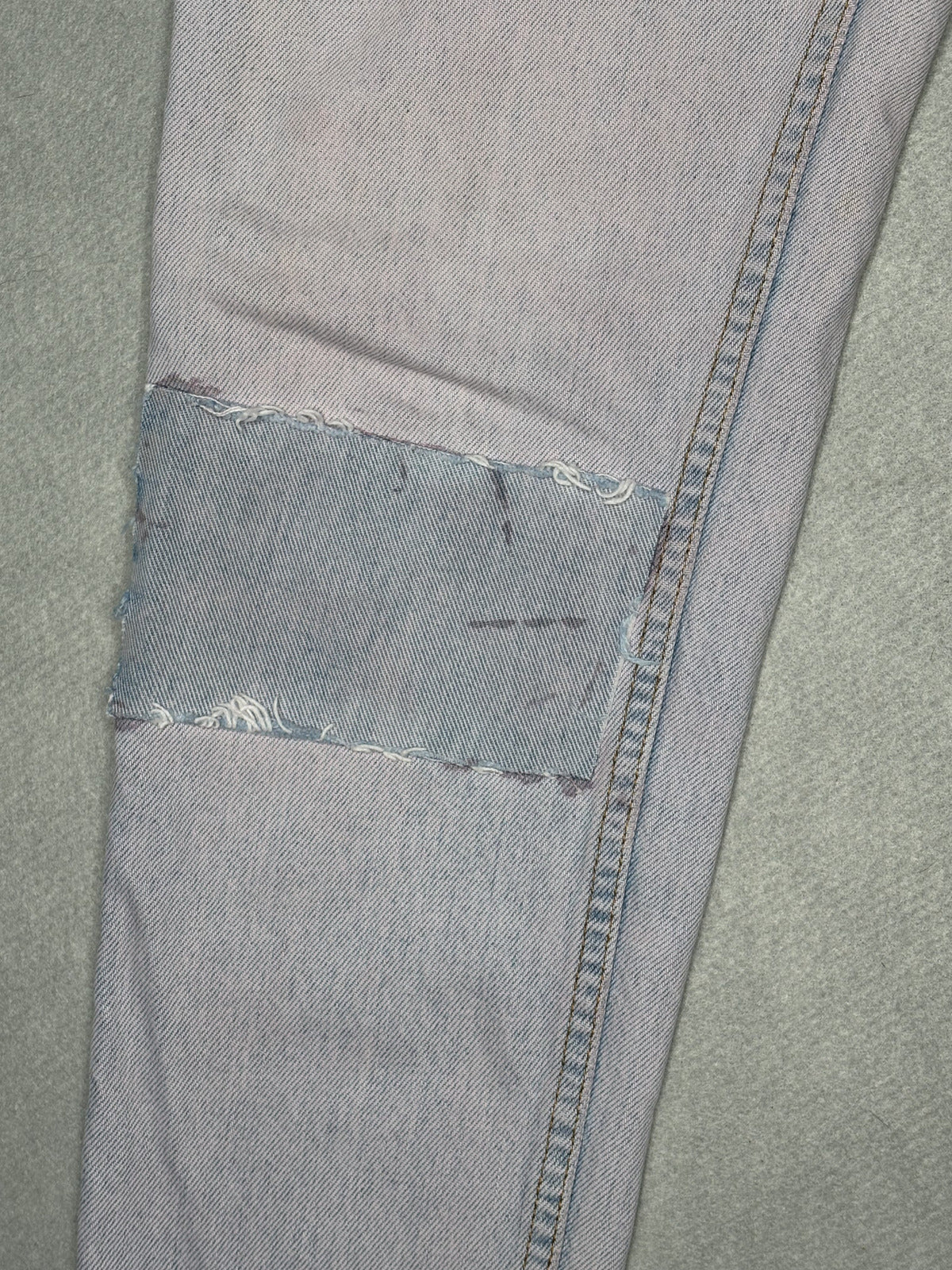 Vintage Levi's 550 USA Made Jeans Patched Pink Wash
