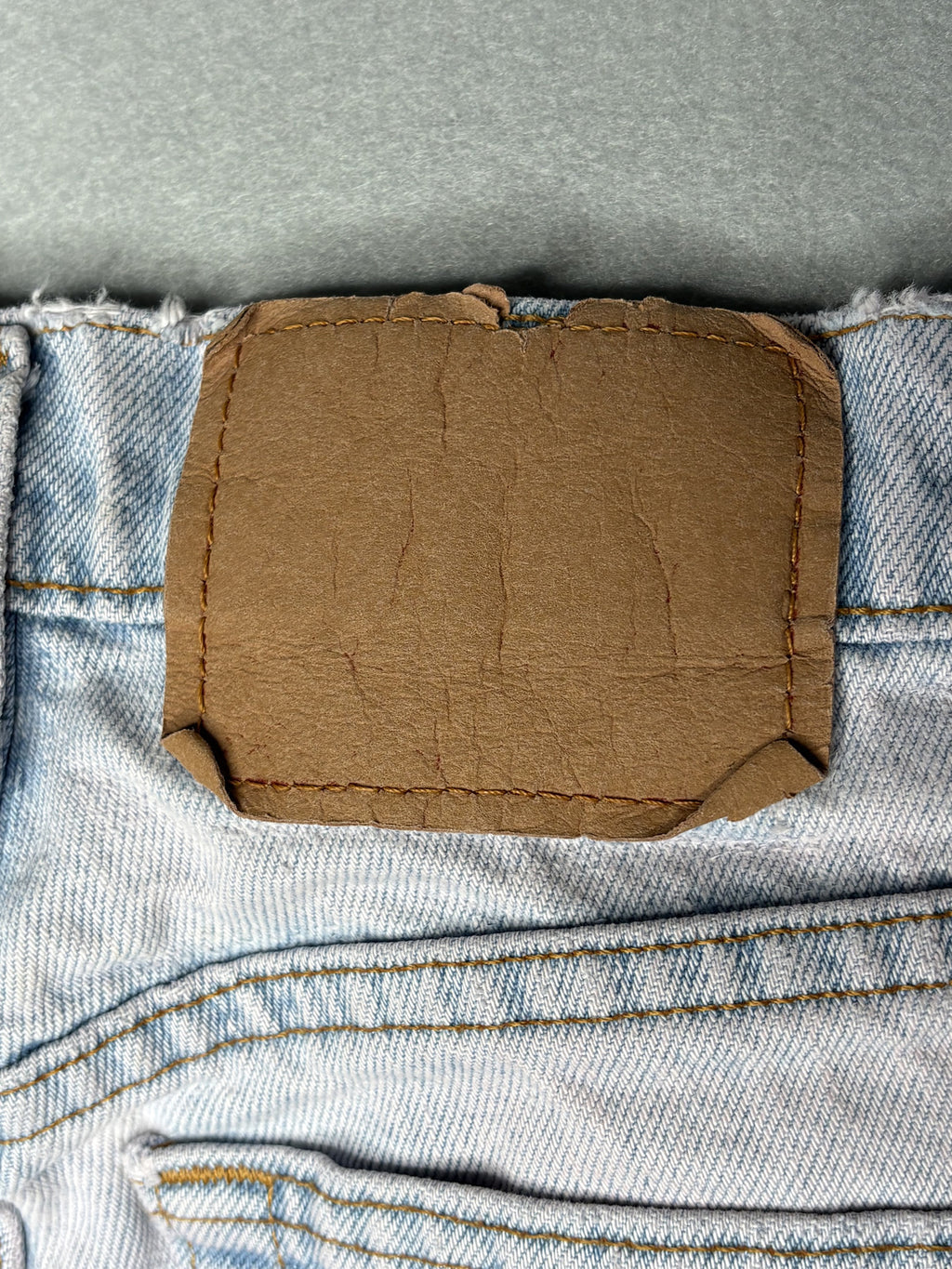 Vintage Levi's 550 USA Made Jeans Patched Pink Wash