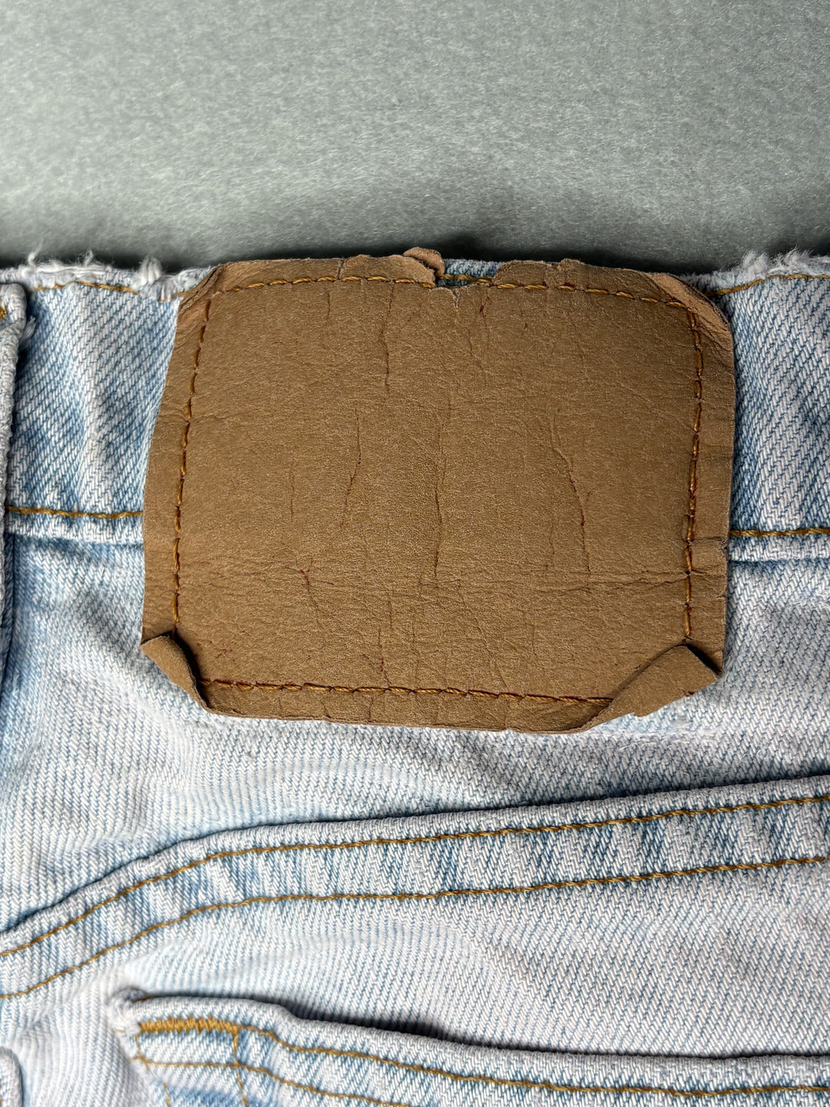 Vintage Levi's 550 USA Made Jeans Patched Pink Wash