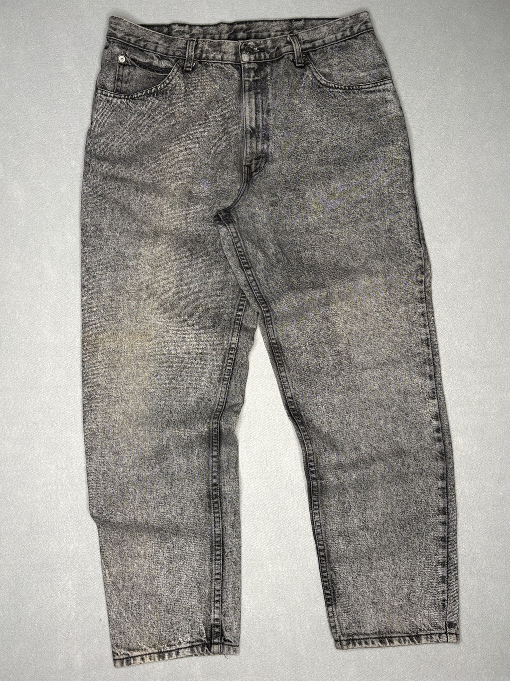 Vintage 90s Brittania Grey Denim Jeans Size 36x30