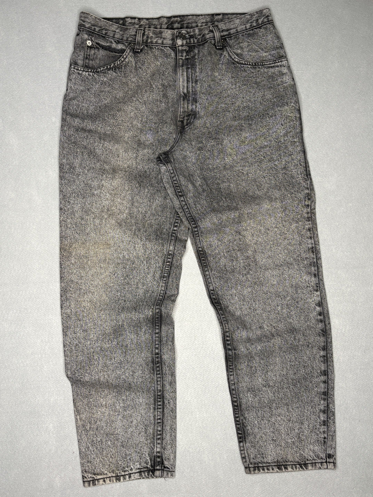 Vintage 90s Brittania Grey Denim Jeans Size 36x30