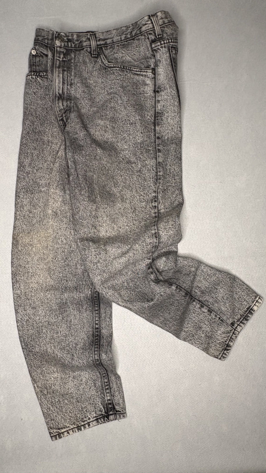 Vintage 90s Brittania Grey Denim Jeans Size 36x30