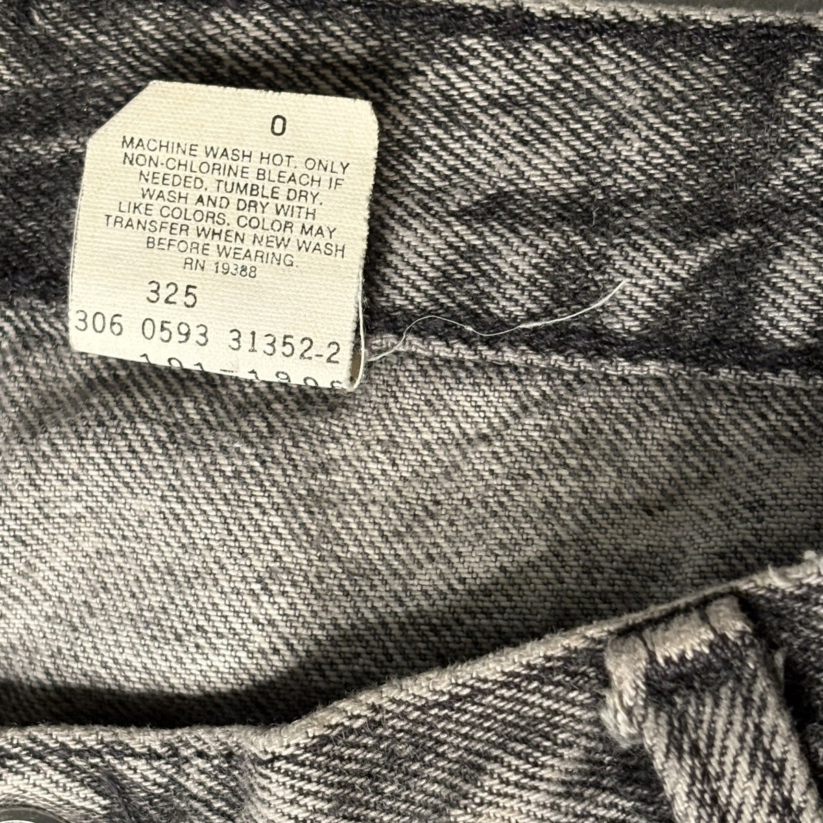 Vintage 90s Brittania Grey Denim Jeans Size 36x30