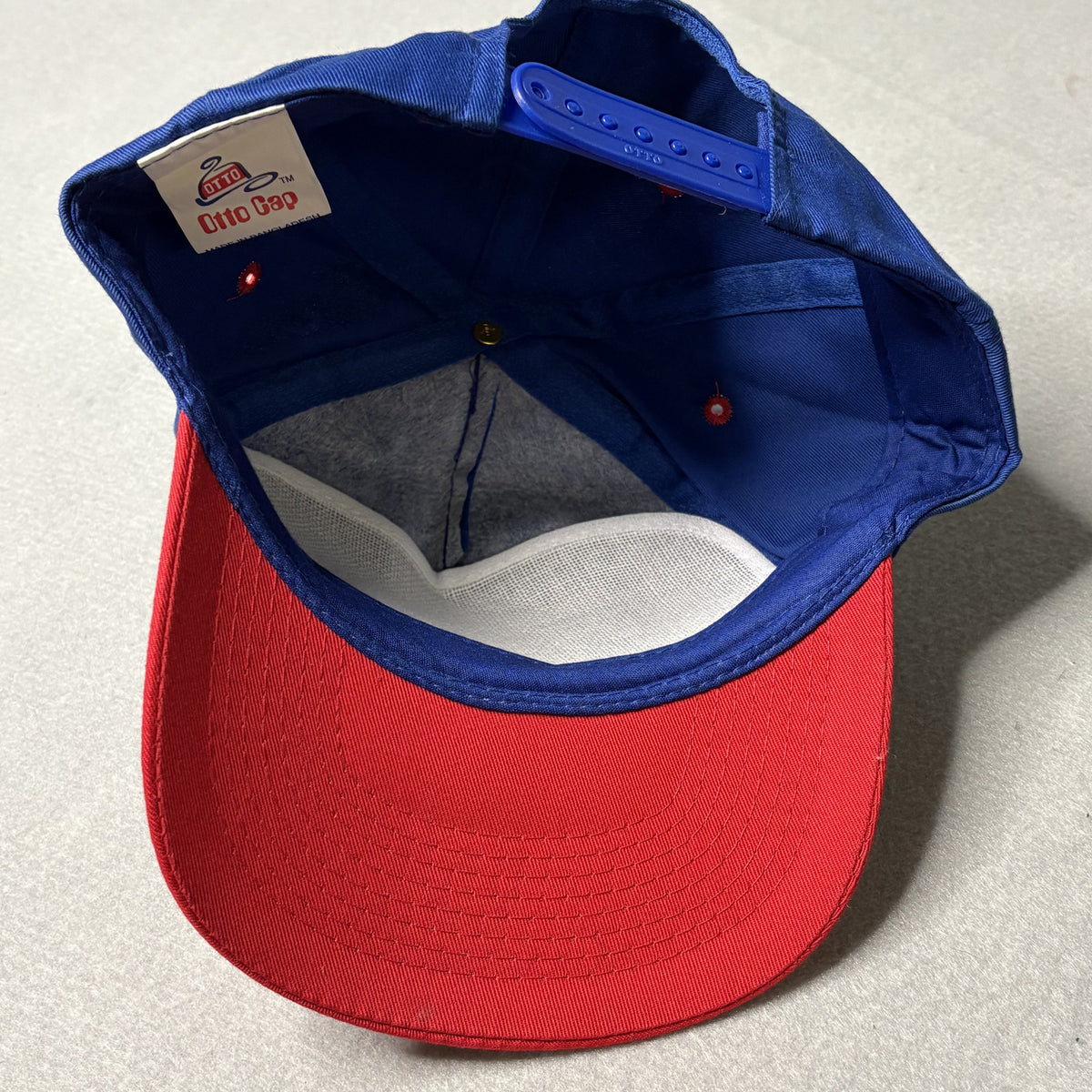 Otto Cap Blue and Red Snapback Hat