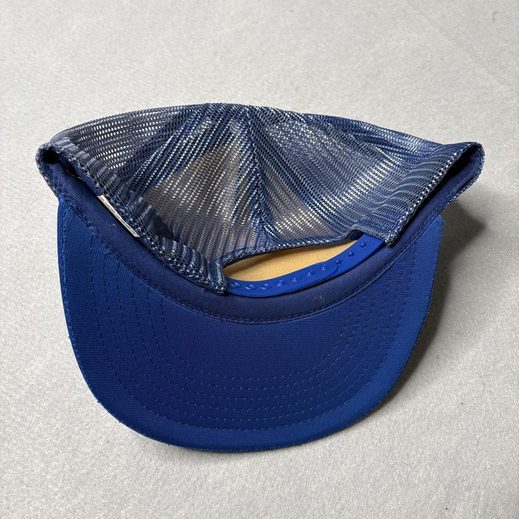 Yupoong Blue Folkmoon USA Trucker Hat Snapback Cap