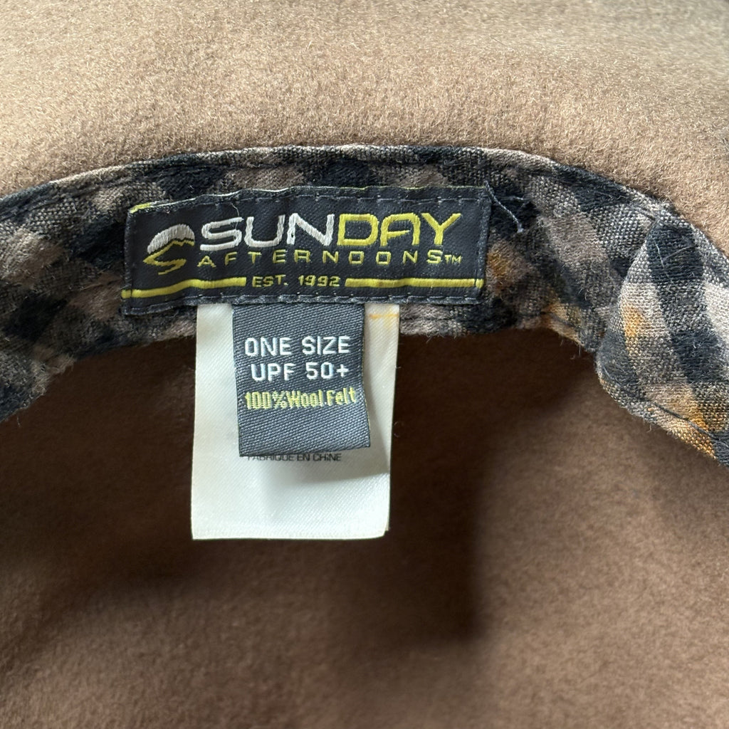 Sunday Afternoons Tan Wide Brim Hat UPF 50+ Boho