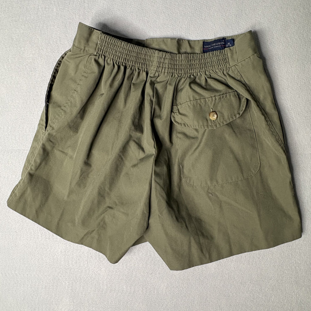 Van Heusen Sportswear Men's Olive Green Shorts Size M 34-36