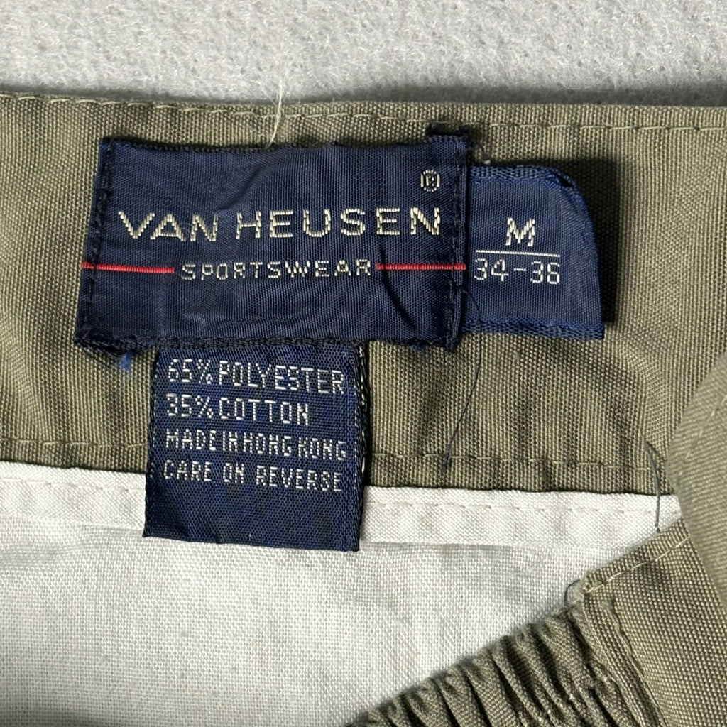 Van Heusen Sportswear Men's Olive Green Shorts Size M 34-36