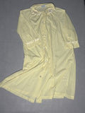 Vintage Aristocraft Yellow Lace Housedress Robe Nightgown