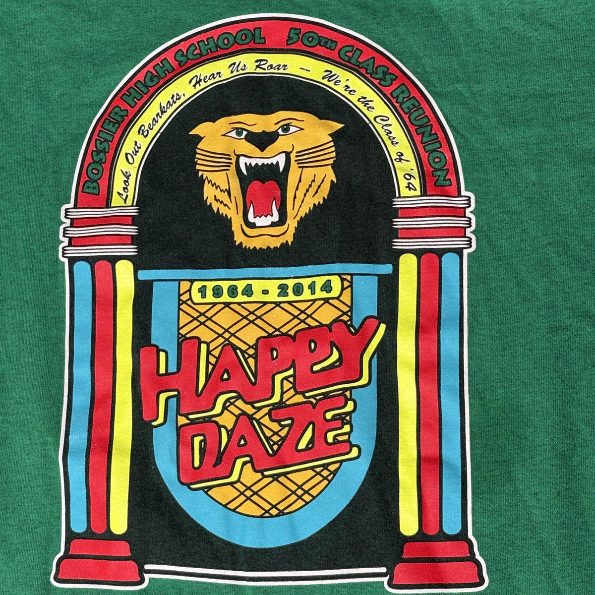 Gildan Ultra Cotton Green Happy Daze Boswell High School 50