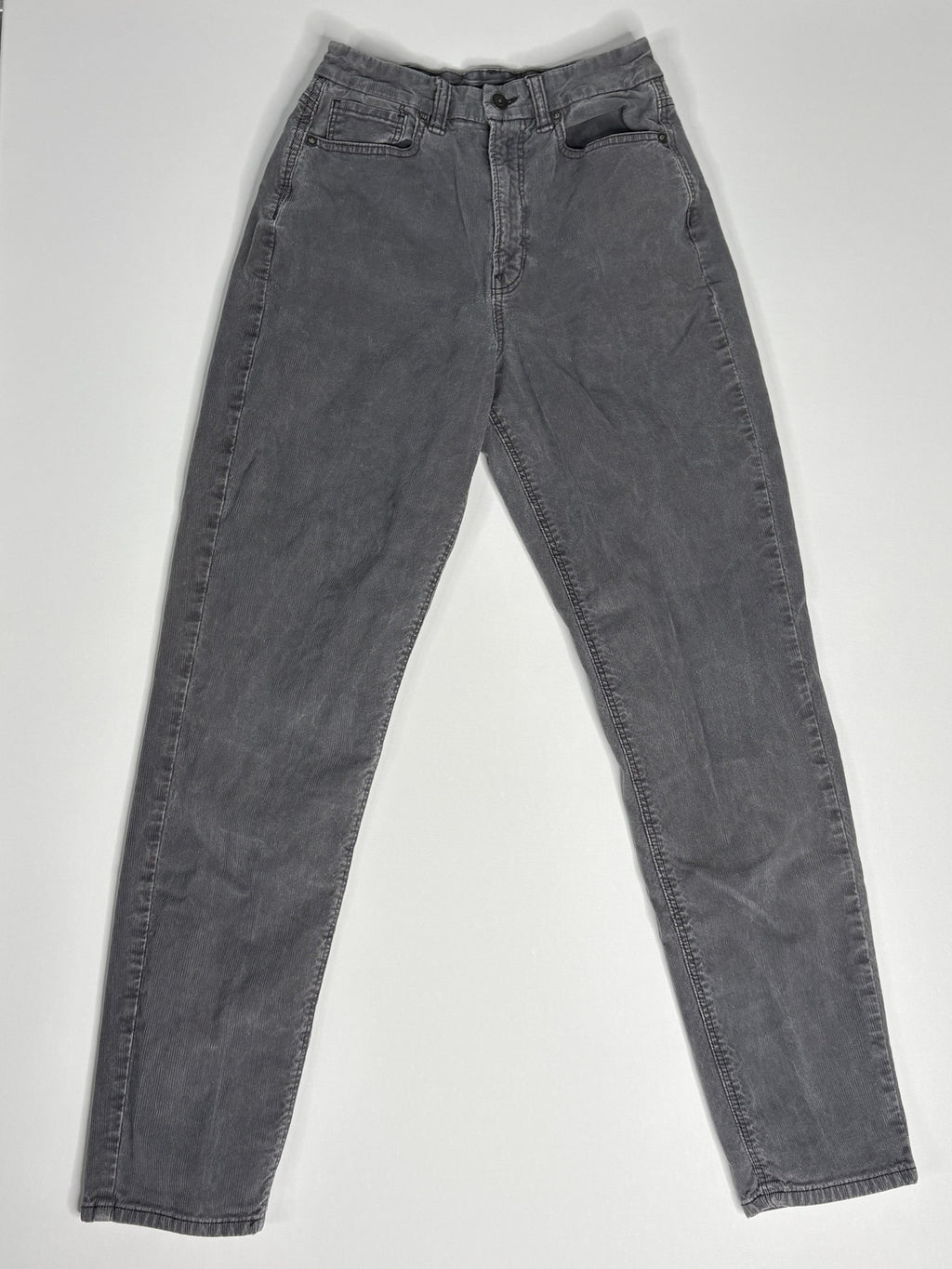 American Eagle Gray High-Rise Skinny Jeans - Size 4 Long
