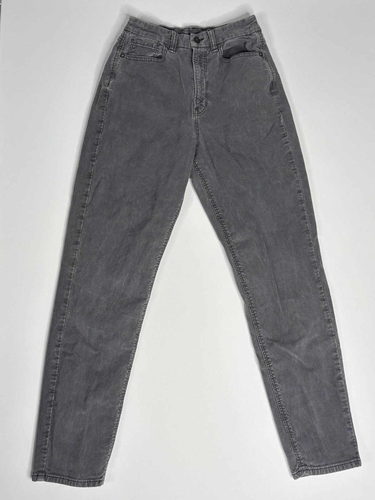 American Eagle Gray High-Rise Skinny Jeans - Size 4 Long