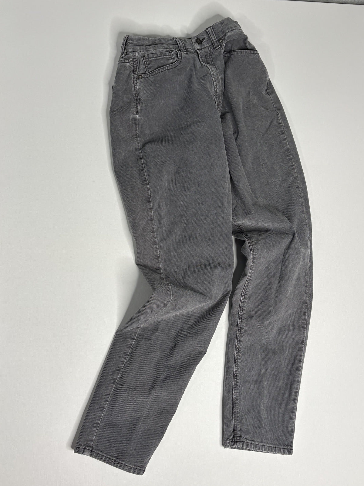American Eagle Gray High-Rise Skinny Jeans - Size 4 Long