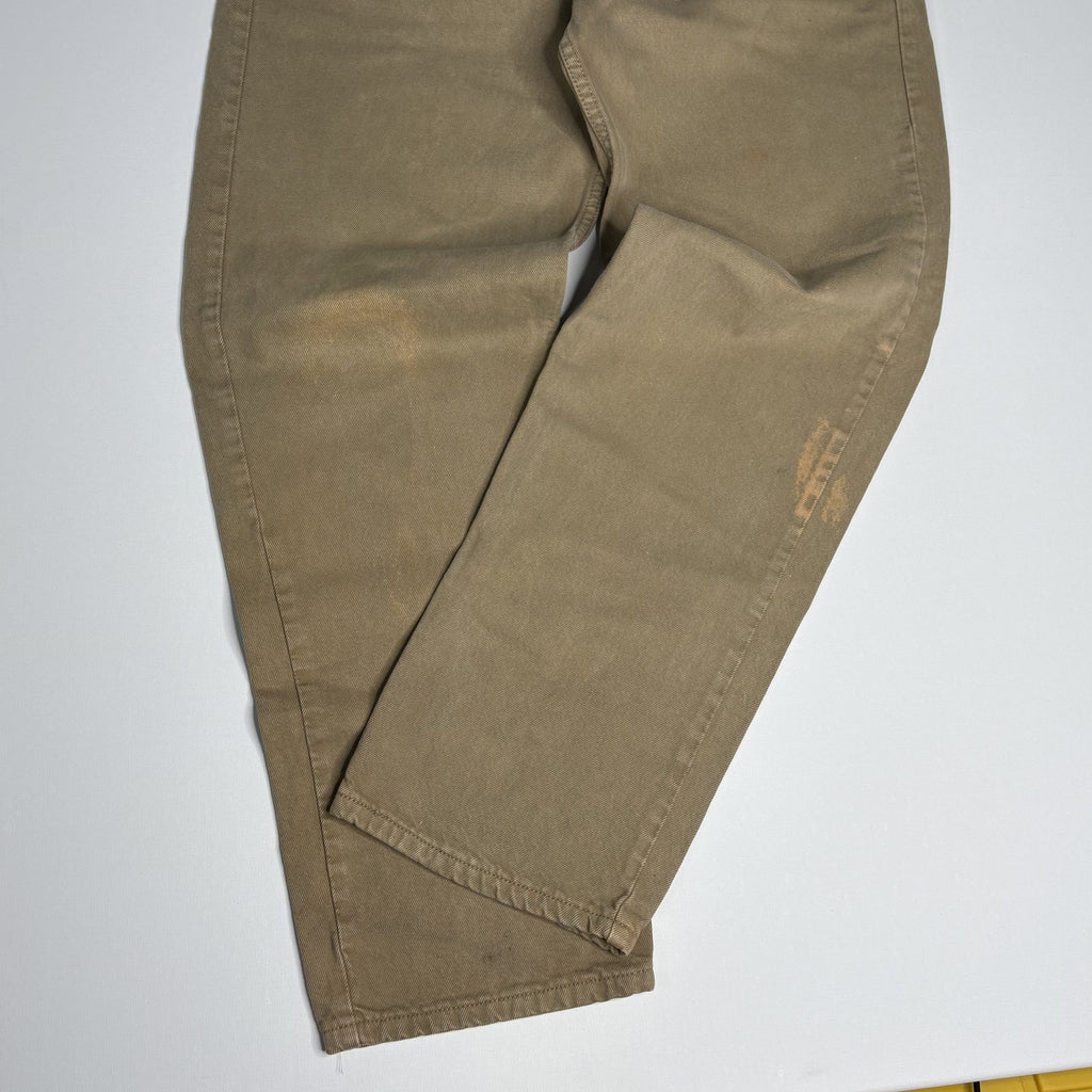 Levi's 550 Relaxed Fit Khaki Jeans 34x32 Vintage Tapered