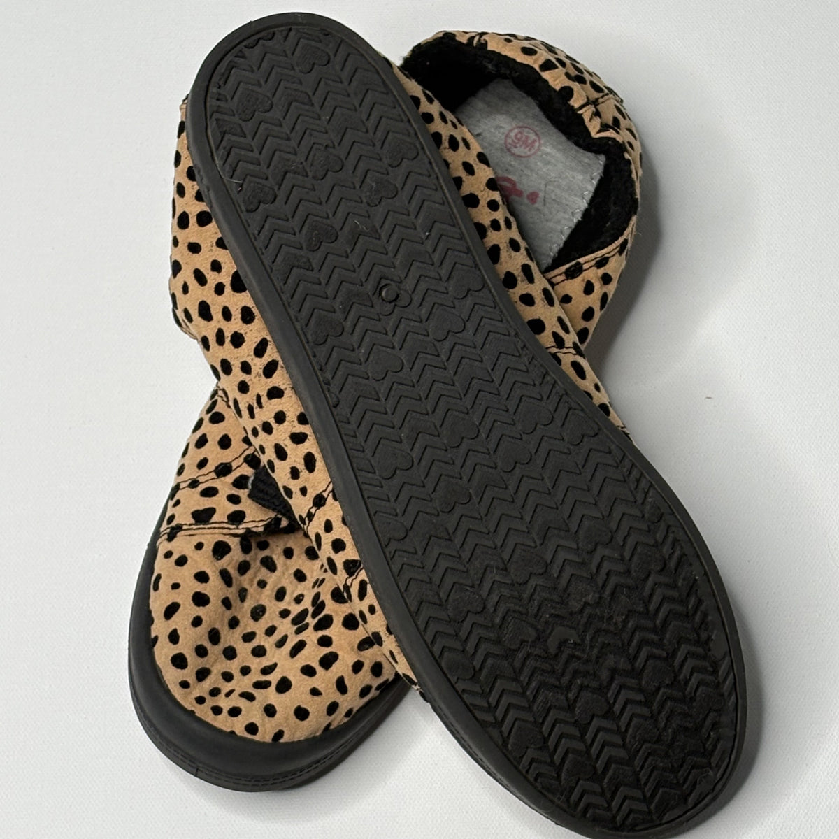 Jellypop Leopard Print Slip On Canvas Shoes Womens Size 9M