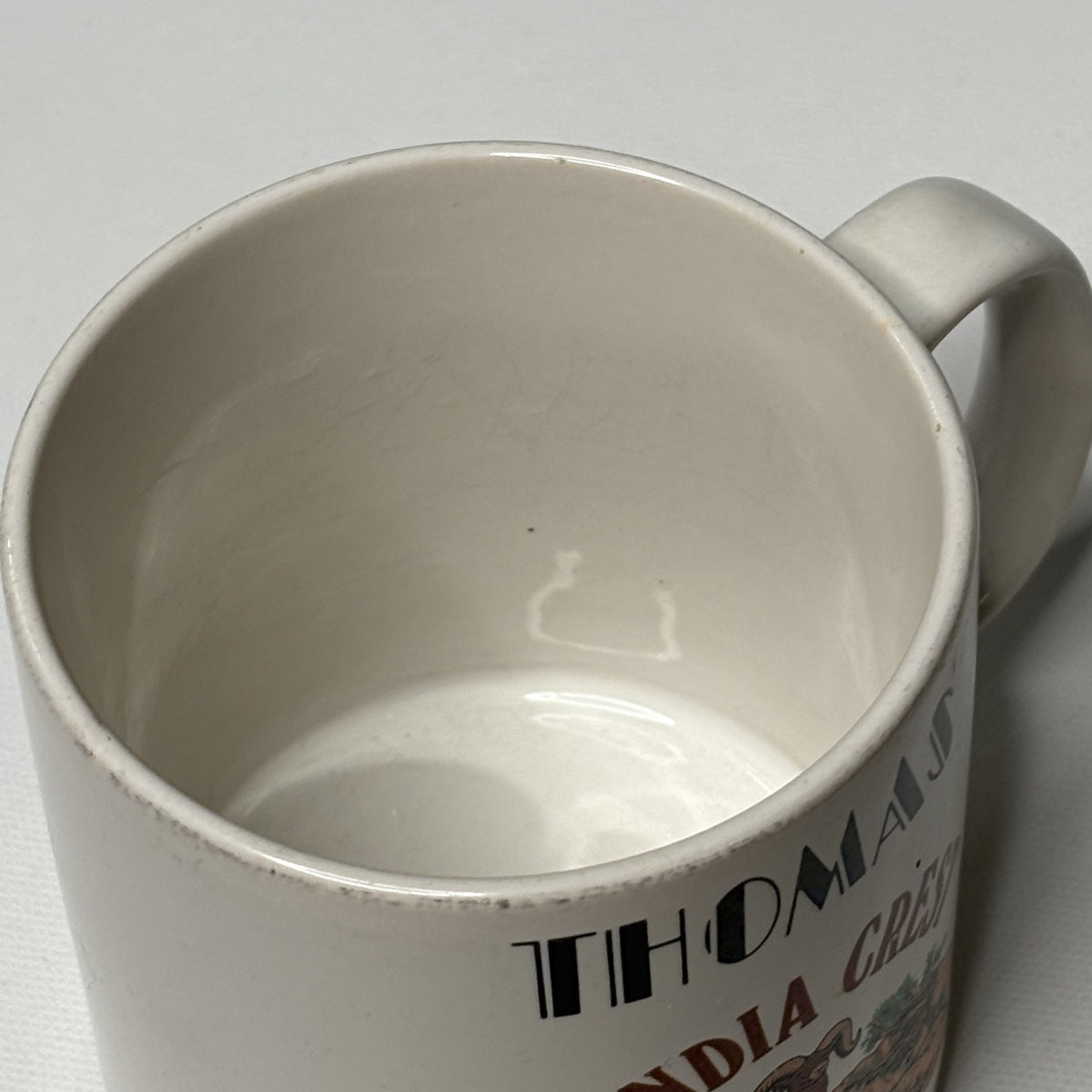 Vintage Hand Decorated Sandia Crest Thomas Coffee Mug