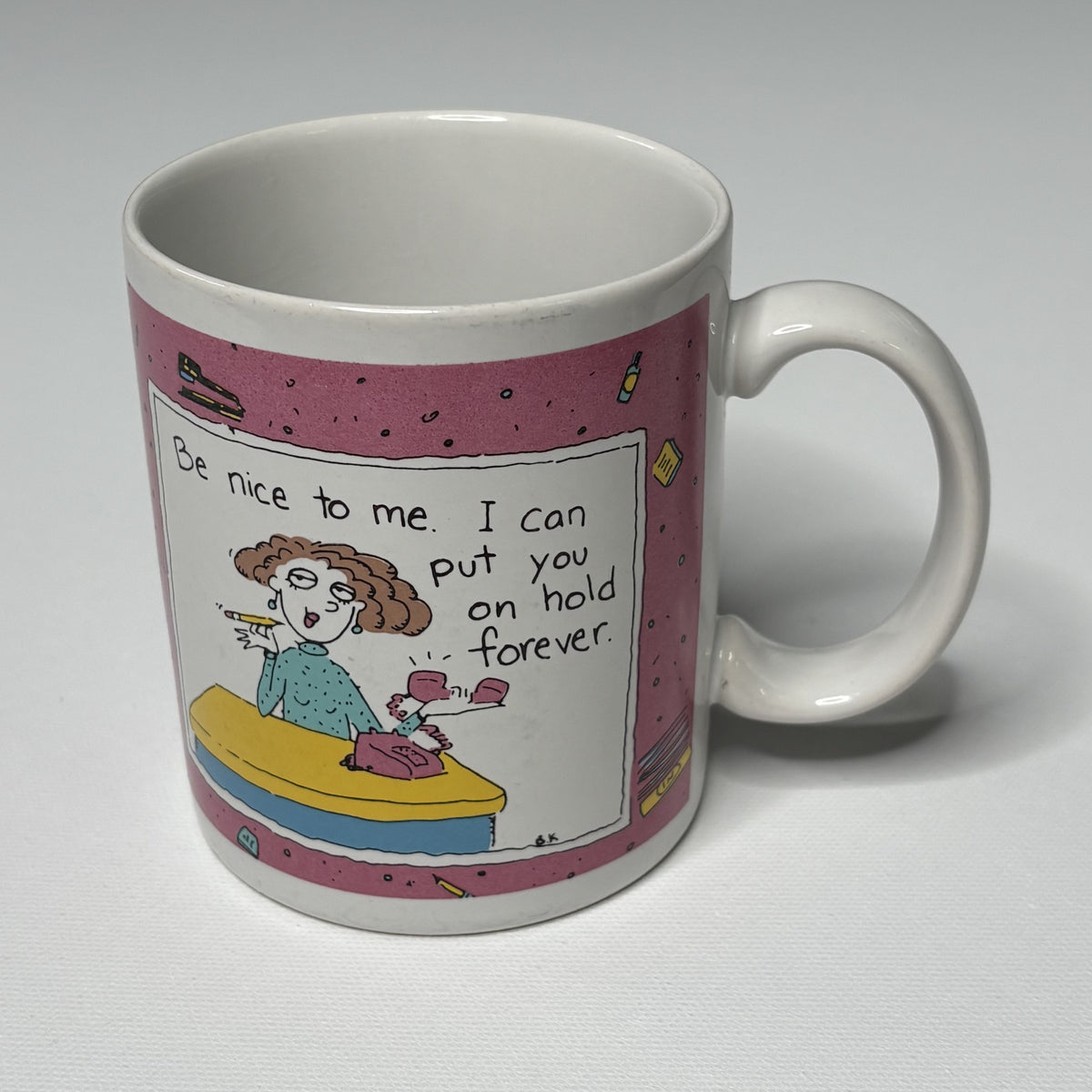 Shoebox Greetings Vintage 1989 Ceramic Coffee Mug Made in Thailand