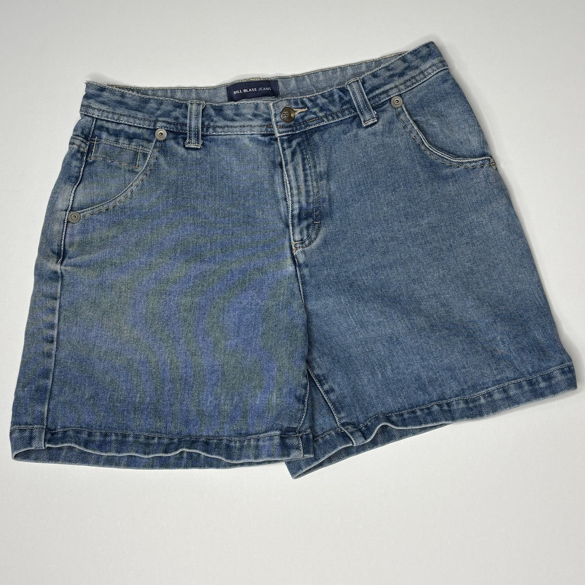 Bill Blass Jeans Classic Blue Denim Shorts Size 10