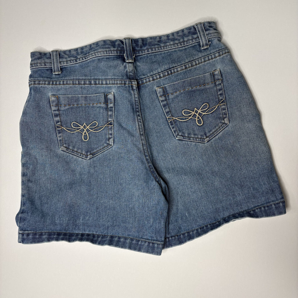 Bill Blass Jeans Classic Blue Denim Shorts Size 10