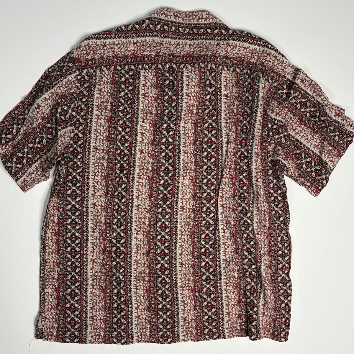 VTG Fieldmaster Patterned Short Sleeve Button Up Shirt L