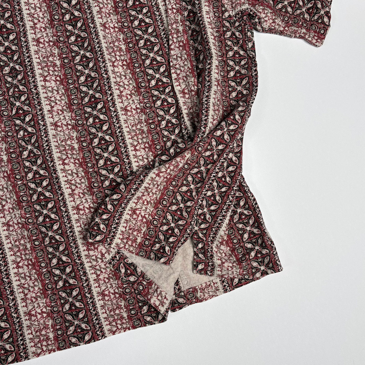 VTG Fieldmaster Patterned Short Sleeve Button Up Shirt L