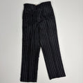 Vintage Farah Boys Pinstripe Slacks Pants Dark Gray 4T 5T