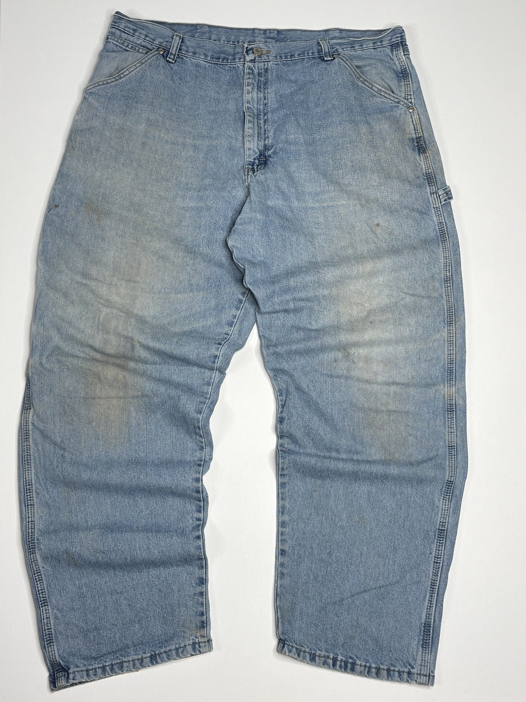 Vintage WRG Light Wash Denim Carpenter Pants 38x32