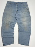 Vintage WRG Light Wash Denim Carpenter Pants 38x32
