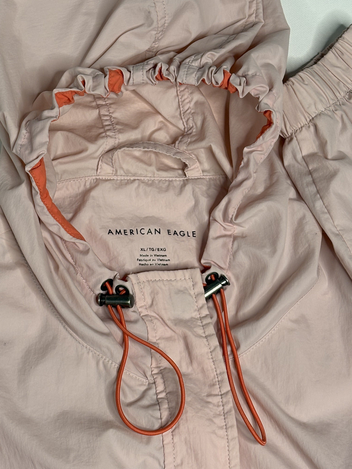 American Eagle Retro Colorblock Windbreaker Jacket XL