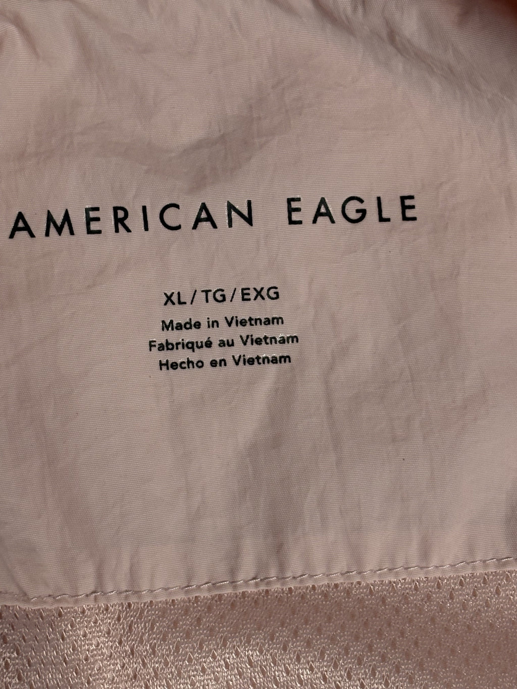 American Eagle Retro Colorblock Windbreaker Jacket XL
