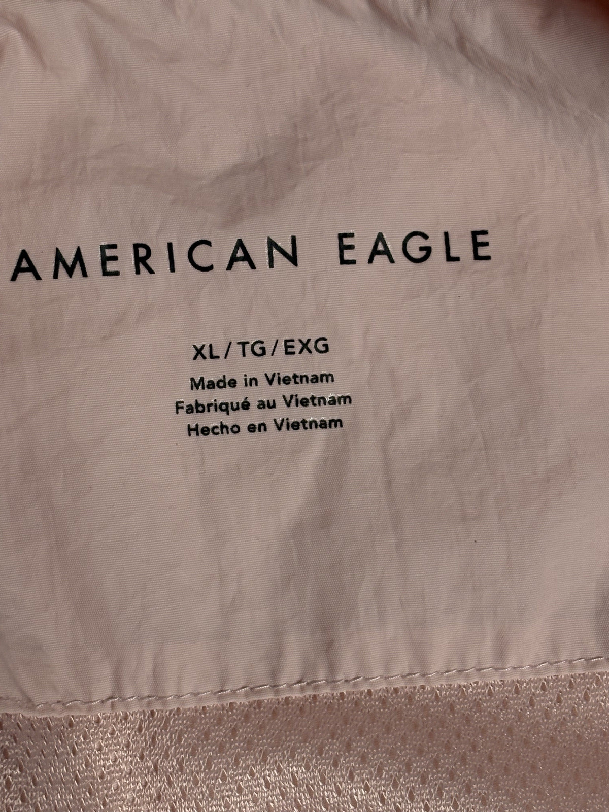 American Eagle Retro Colorblock Windbreaker Jacket XL