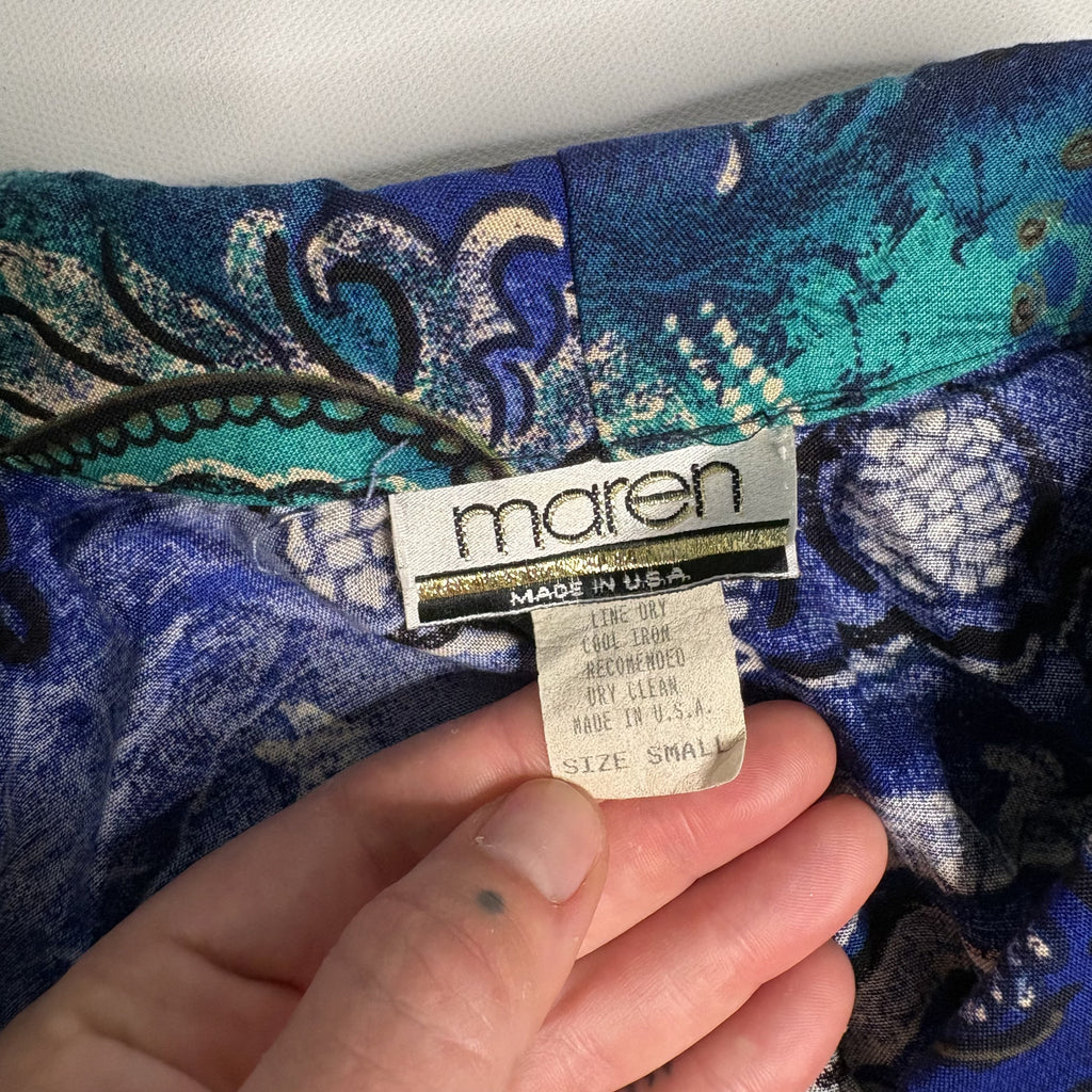 Vintage Maren Petite Two Piece Set Top and Skirt S