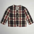 Vintage T3 Originals Kids Plaid Collarless Jacket Shacket