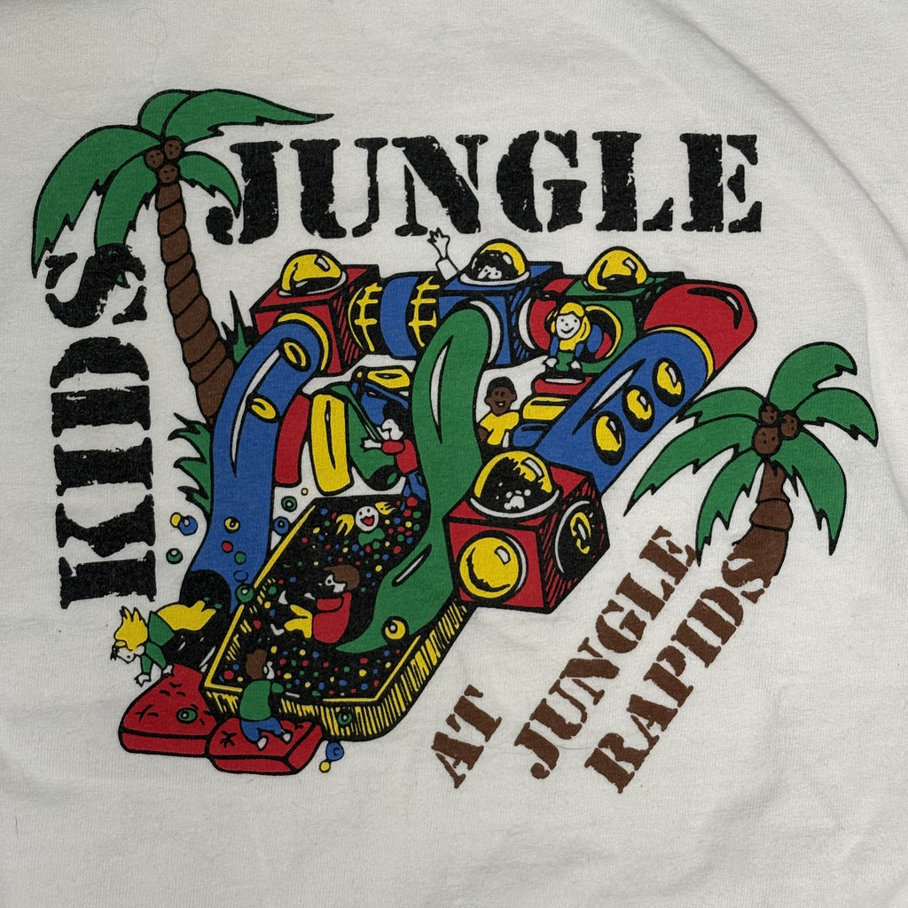 Gildan Ultra Cotton Youth XS White Jungle Rapids Kids TShirt
